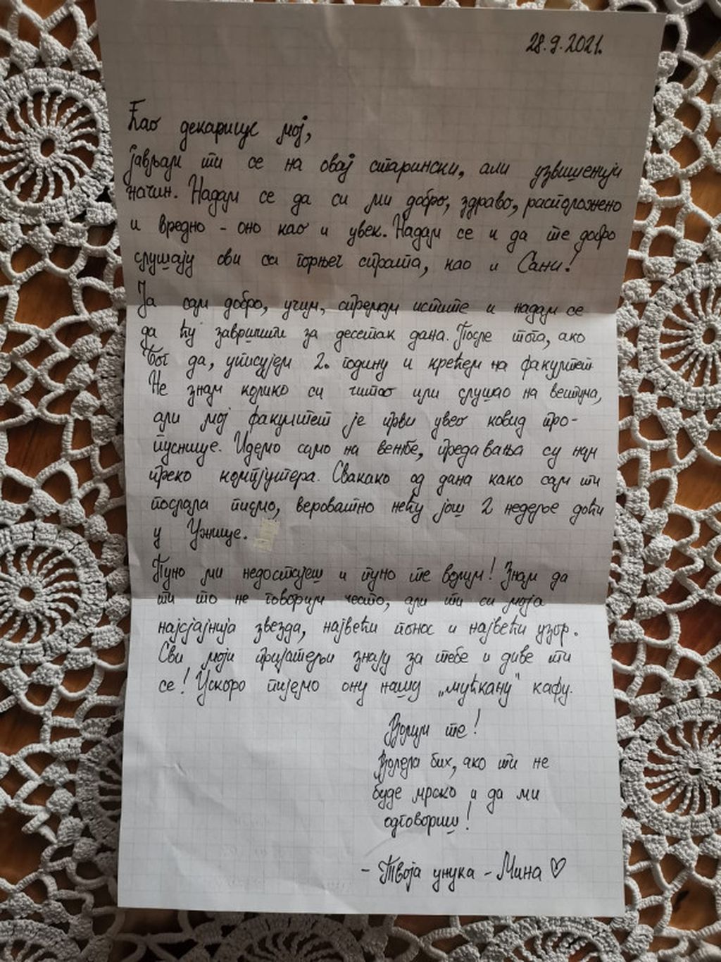 Minino pismo djedu