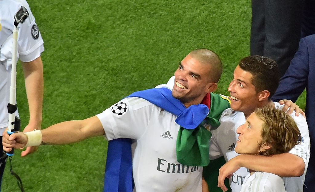 Pepe, Cristiano Ronaldo i Luka Modrić