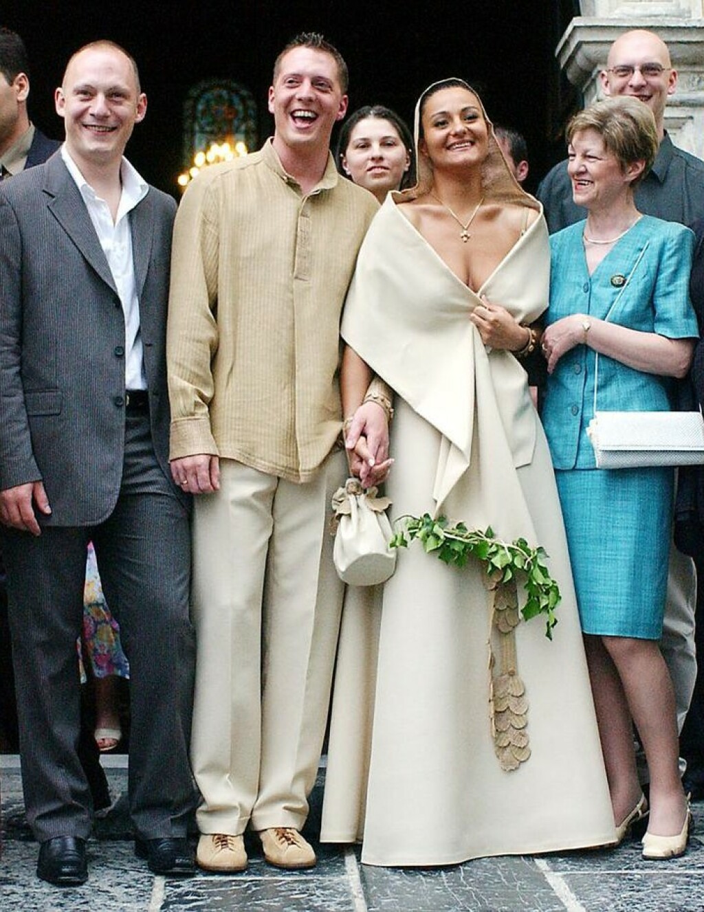 Vjenčanje Martine Tomčić i Ženje Moskaljova u svibnju 2003. godine