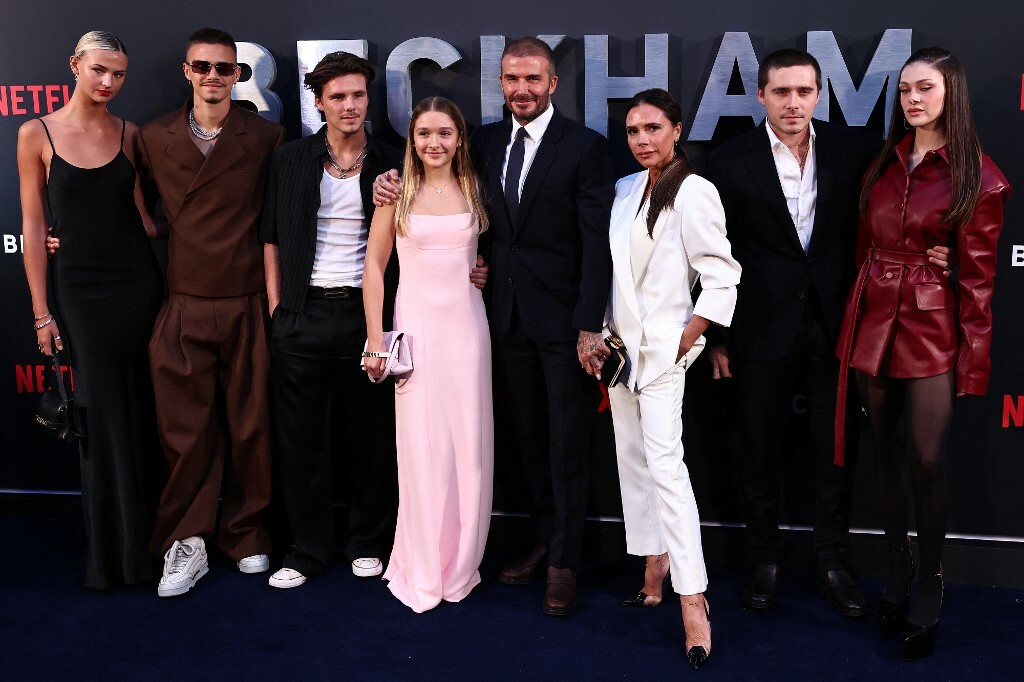 Obitelj Beckham na premijeri