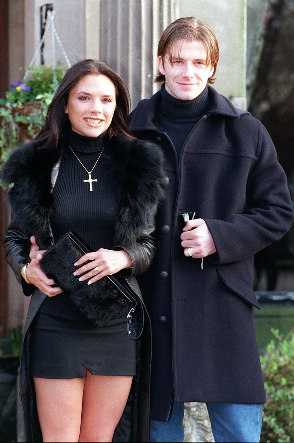 Victoria i David Beckham 1998. na konferenciji za novinare na kojoj su potvrdili svoje zaruke