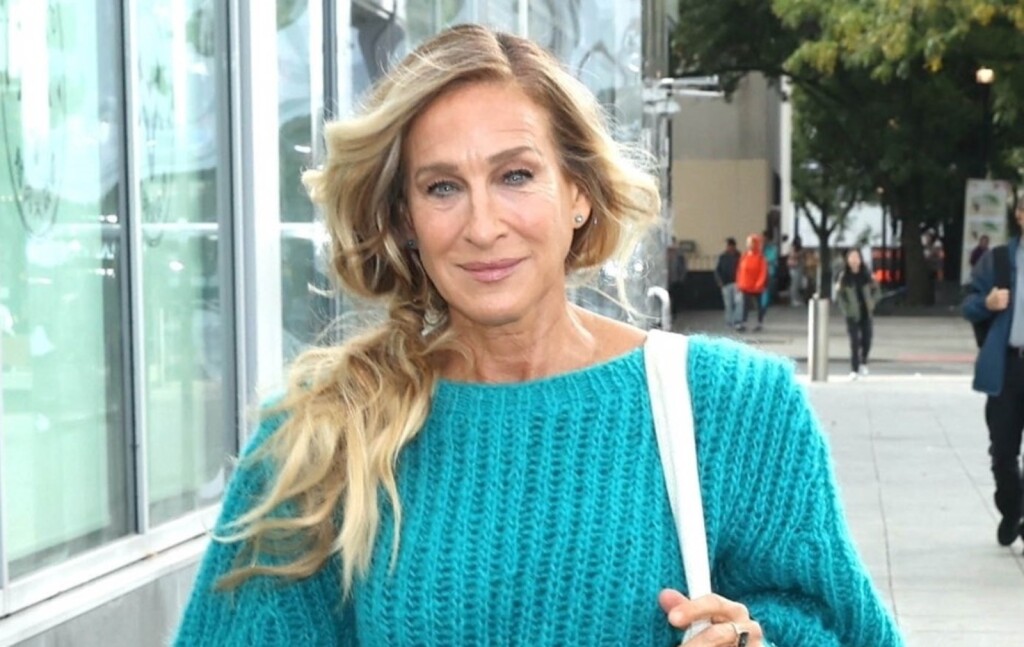 Sarah Jessica Parker na setu serije