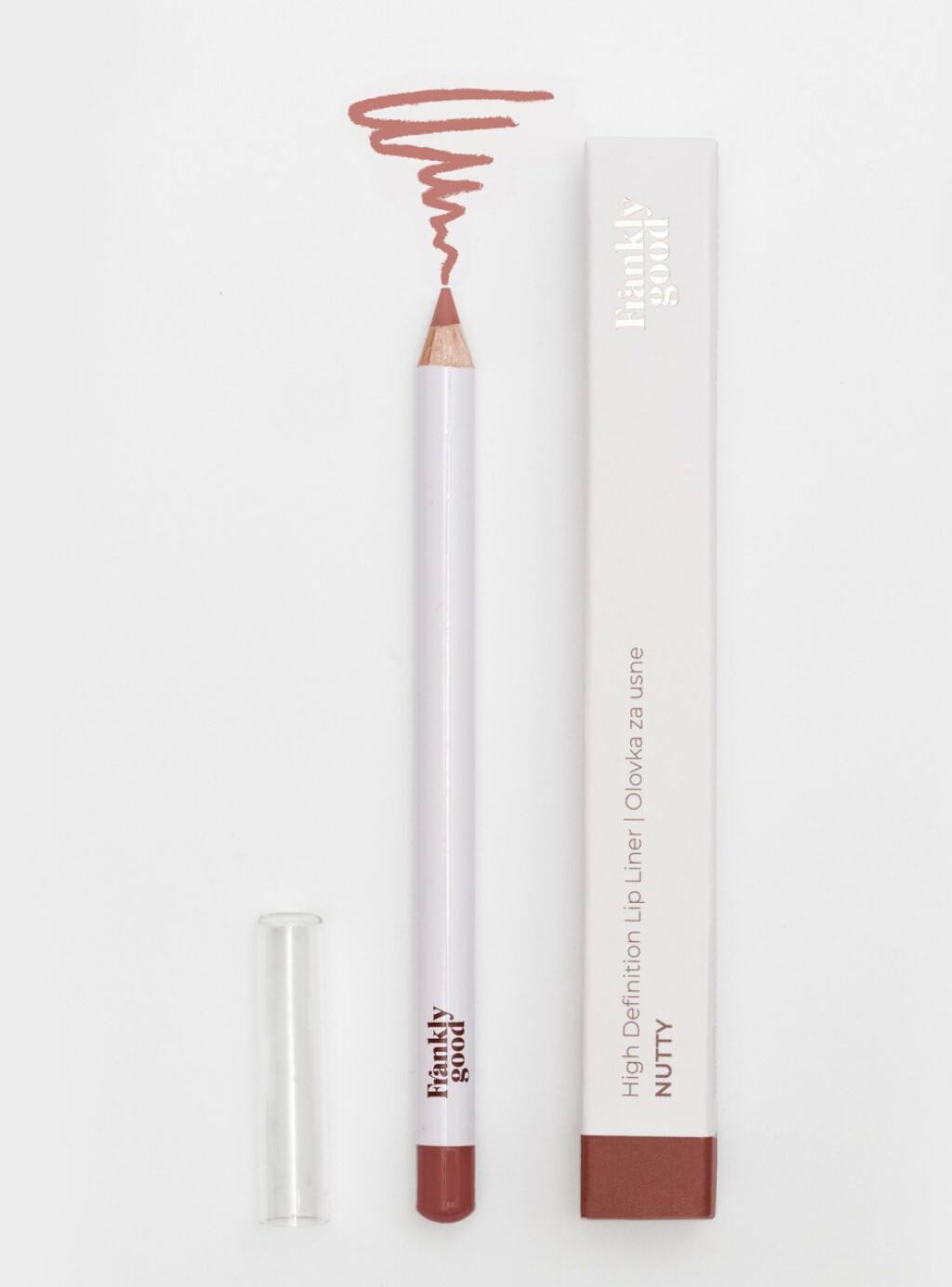 Frankly Good drvena olovka za usne (Nutty), 18 eura