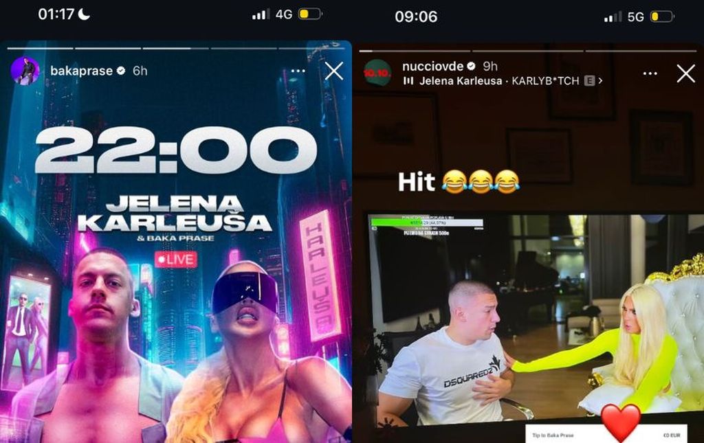 Baka Prase i Jelena Karleuša