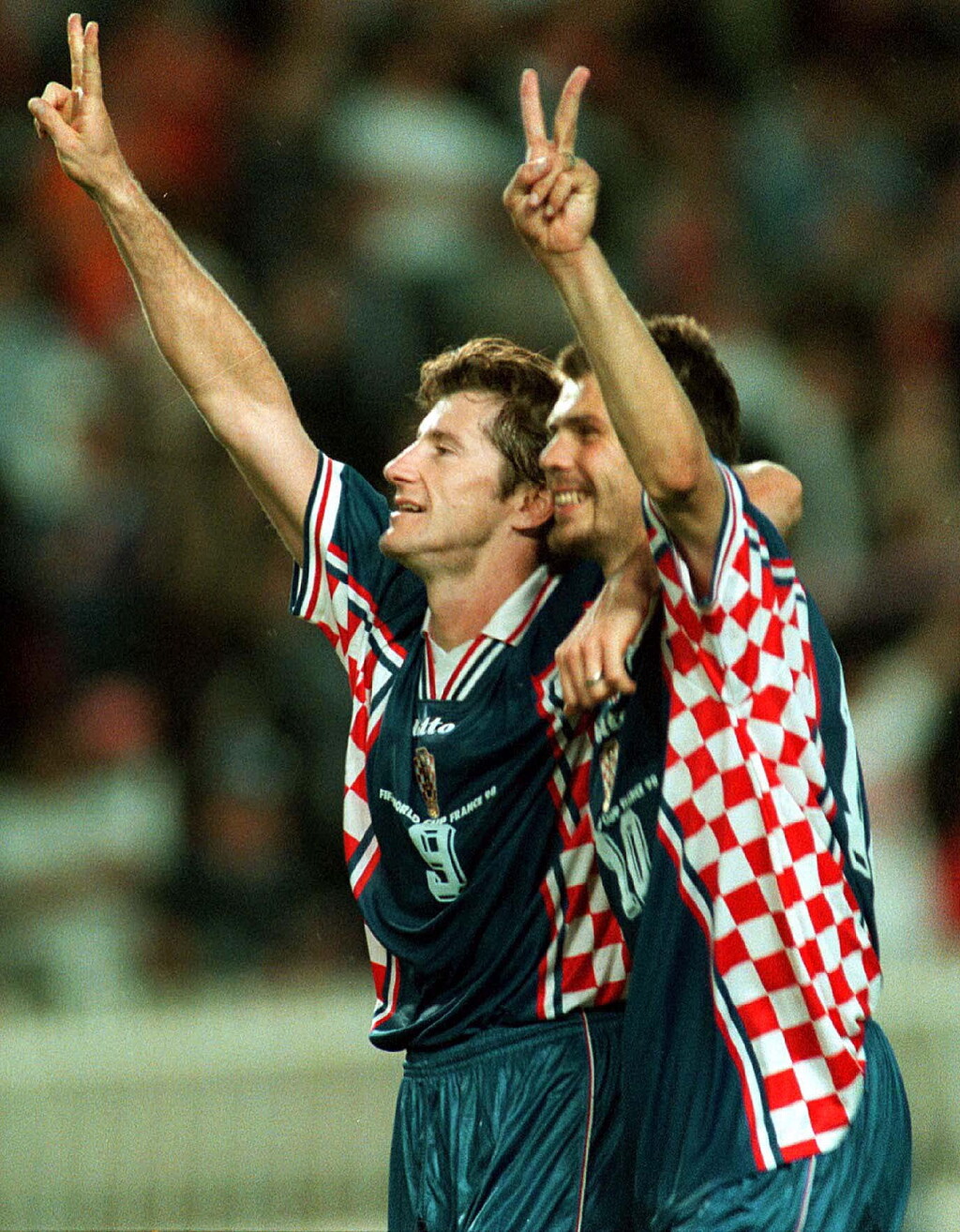 Davor Šuker i Zvonimir Boban na Svjetskom nogometnom prvenstvu u Francuskoj 1998.