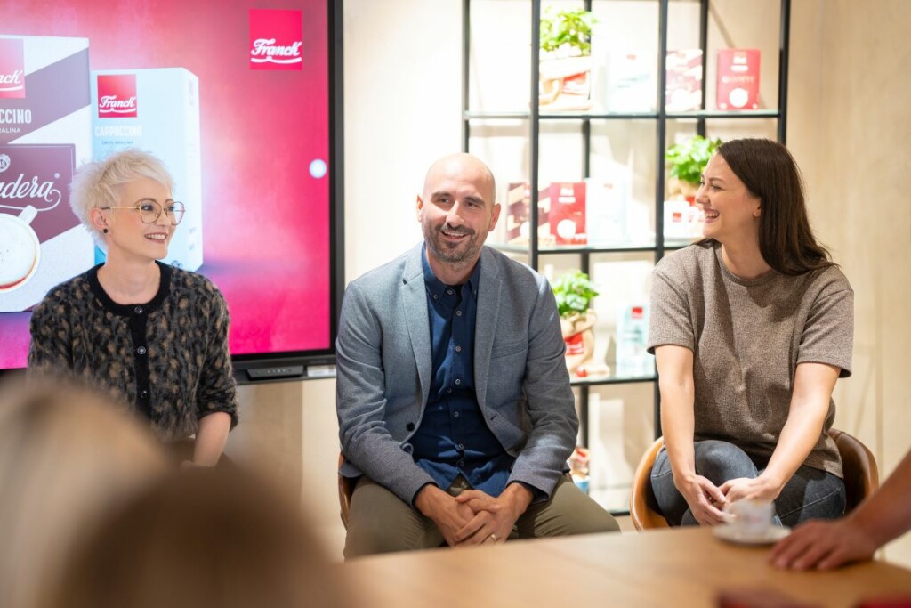 Amalija Kondor, Rukovoditeljica Razvoja i Kontrole kvalitete u Francku; Matej Marinović, Senior Brand menadžer iz Kraša; Anđelka Mijatović, Senior Brand menadžer iz Francka