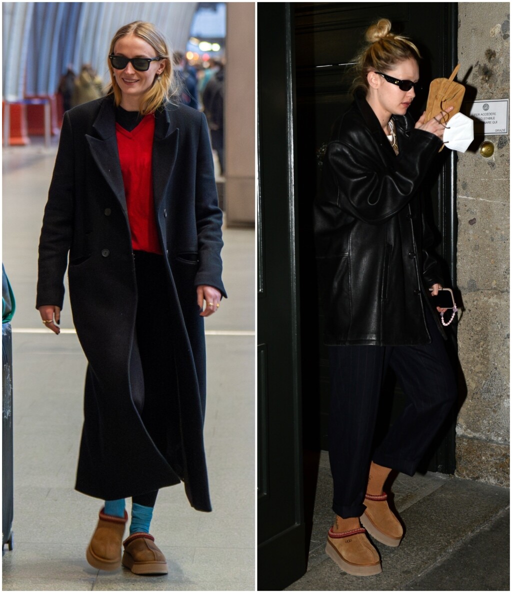 Sophie Turner i Gigi Hadid nose model Tazz