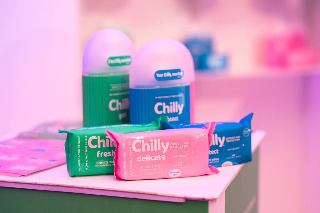 Zeleni vizual je Chilly Fresh s prirodnim mentolom