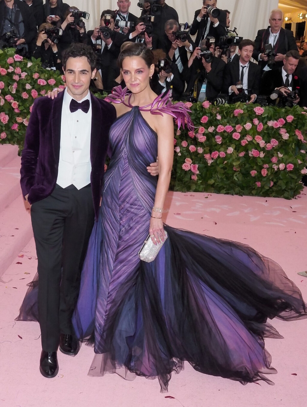 Zac Posen i Katie Holmes na MET Gali 2019. godine