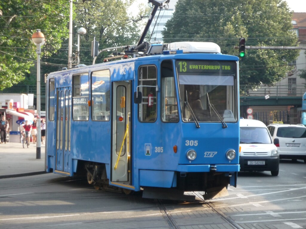 Tramvaj broj 13 danas vozi na relaciji Kvaternikov Trg - Žitnjak