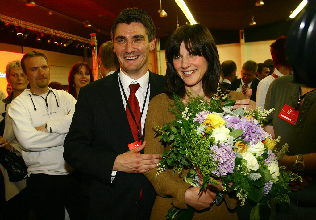 Sanja Musić Milanović i Zoran Milanović 2007. godine