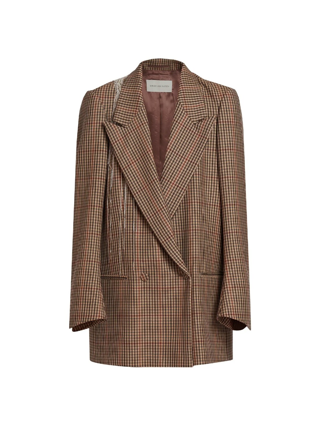 Sako s potpisom Driesa Van Notena ukrašen cirkonima