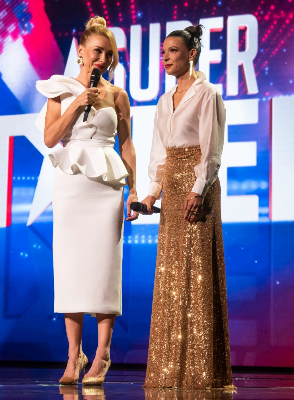 Ecija Ojdanić i Ema Branica na proslavi 25 godina postojanja Nove TV