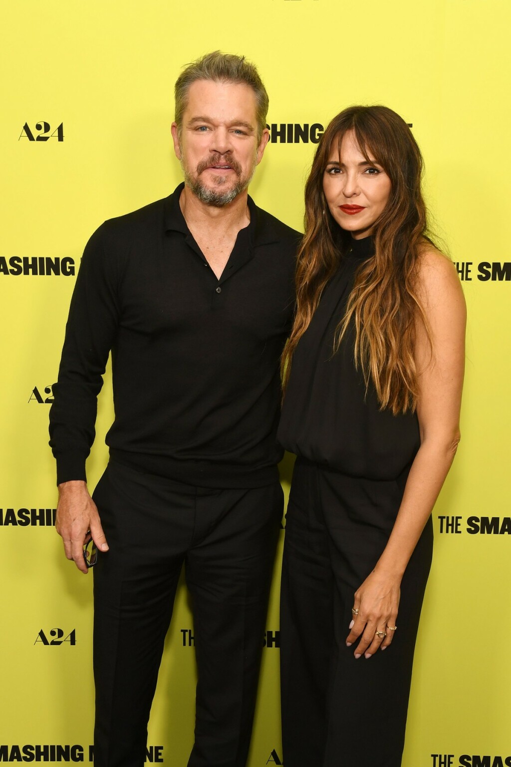 Matt Damon i Luciana Barroso u listopadu 2025.