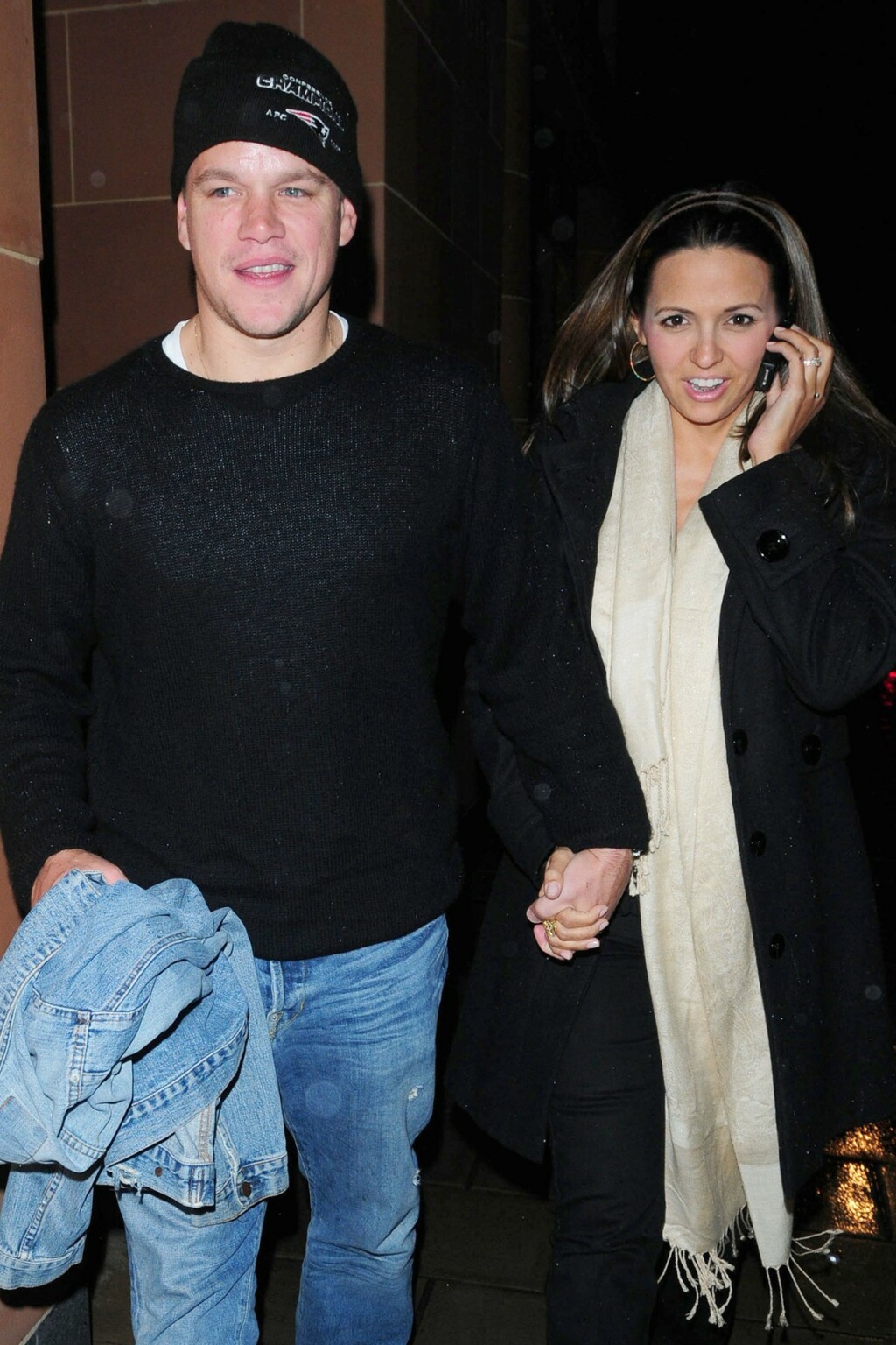 Matt Damon i Luciana Barroso 2008. godine