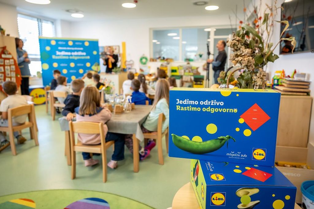 Gordana Anna Hubl, ravnateljica DV Maslacak i Lana Jugo, voditeljica CSRa i odrzivosti Lidla Hrvatska