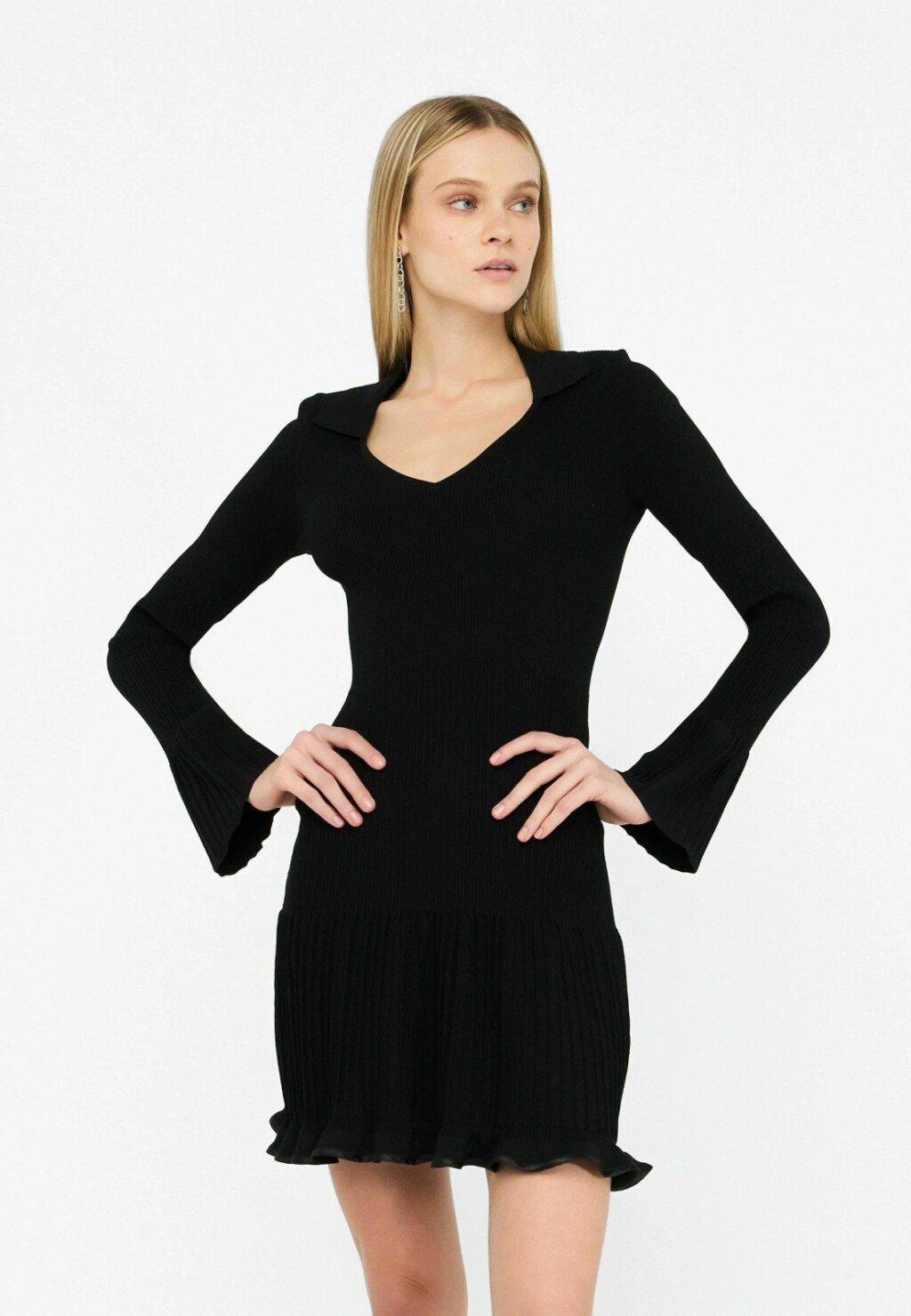 Dnevne haljine dugih rukava