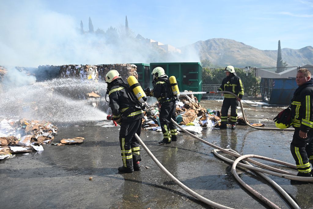 Požar u podružnici Čistoće