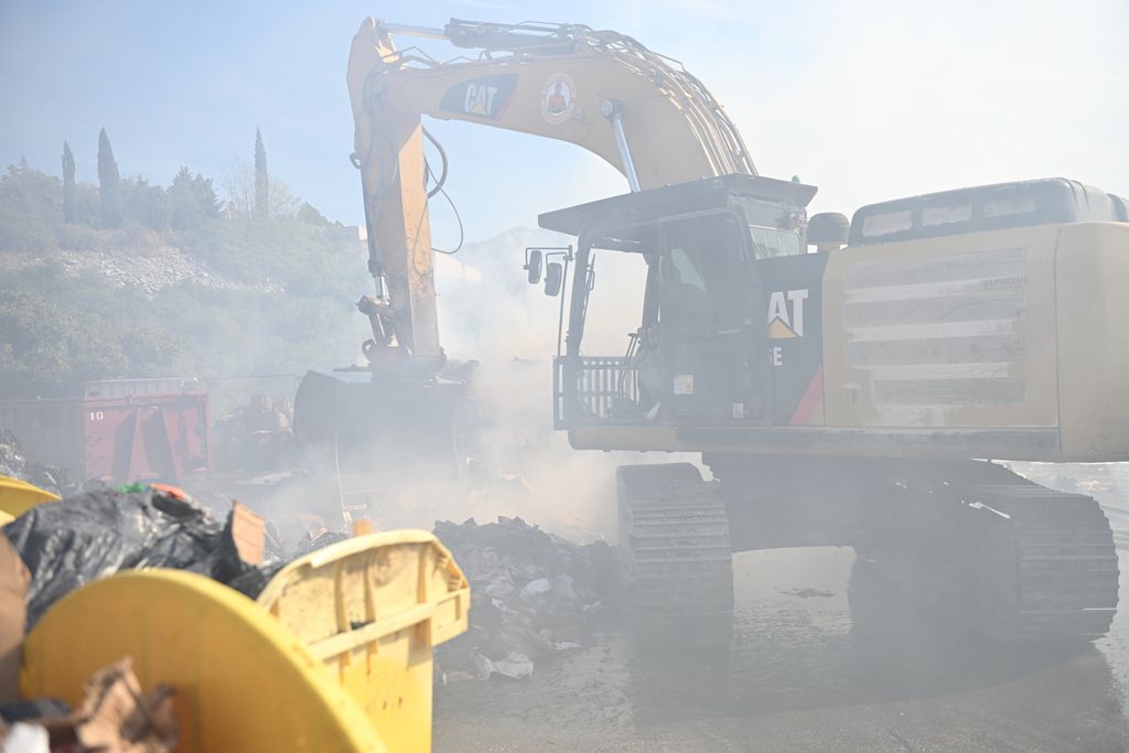 Požar u podružnici Čistoće