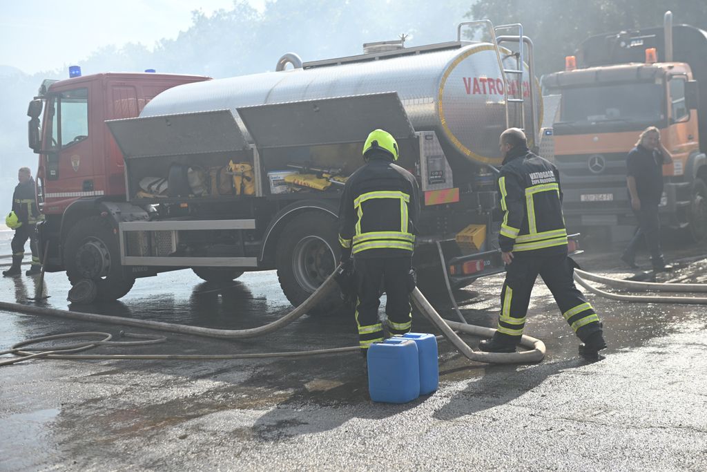 Požar u podružnici Čistoće