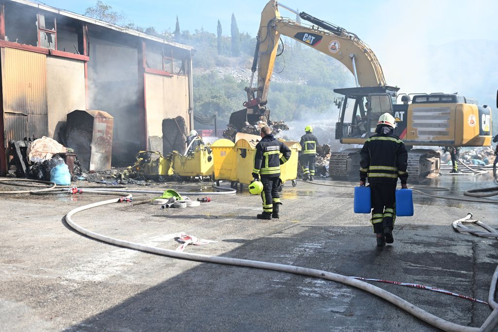 Požar u podružnici Čistoće