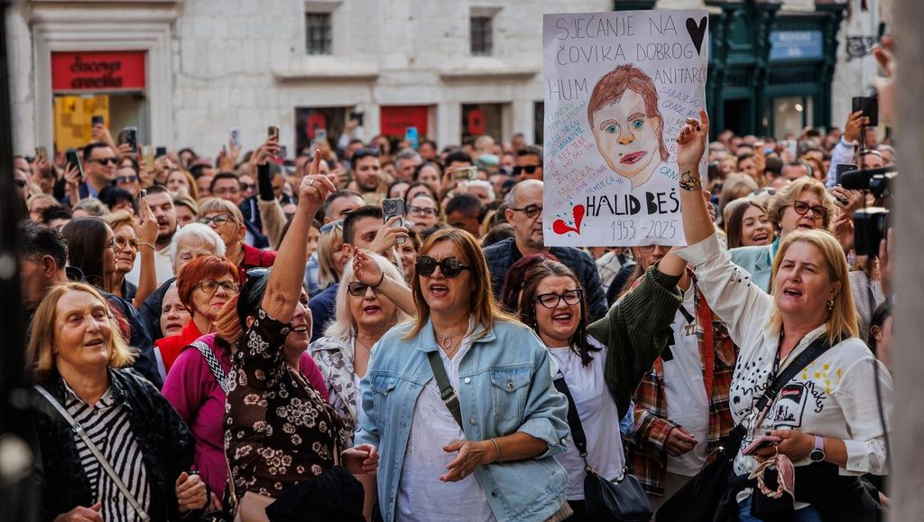 Oproštaj od Halida Bešlića u Splitu