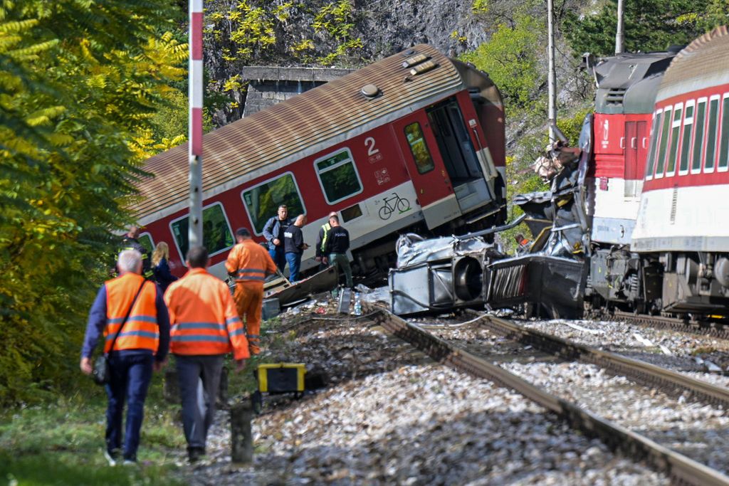 Sudar vlakova u Slovačkoj