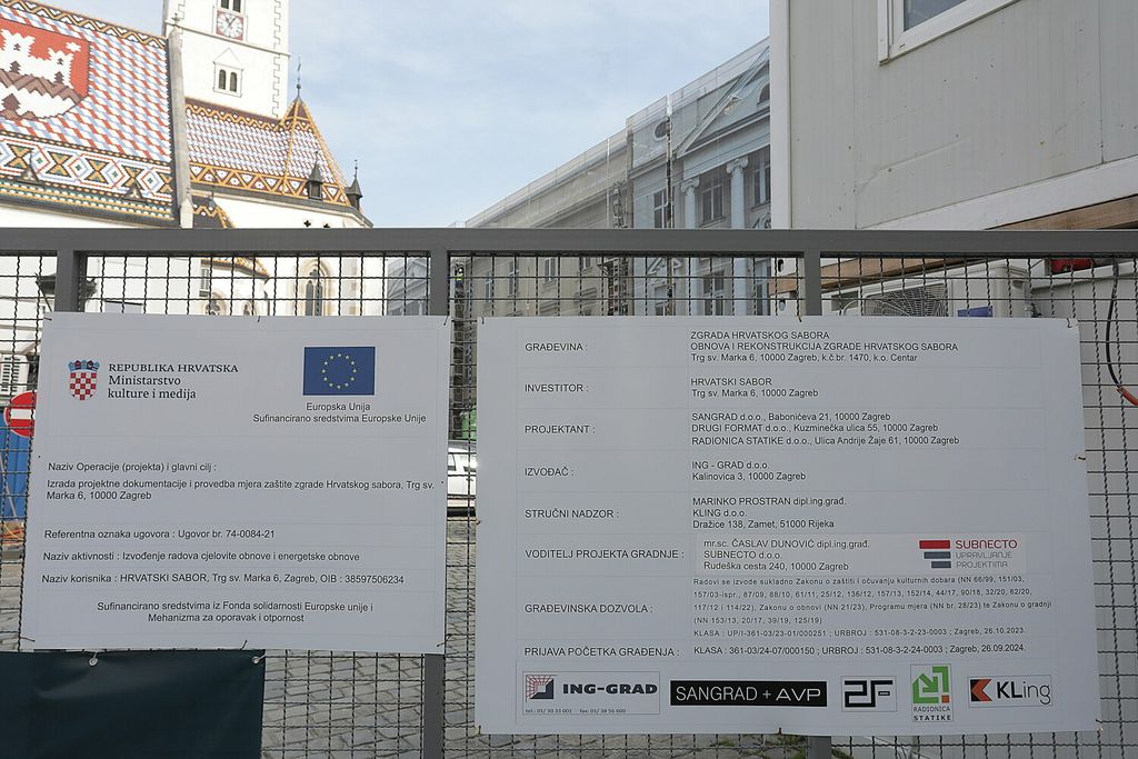 Radovi na zgradi Sabora - 27