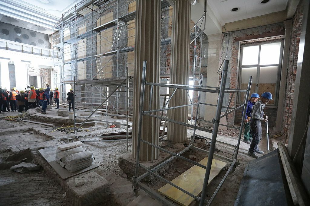 Radovi na zgradi Sabora - 27