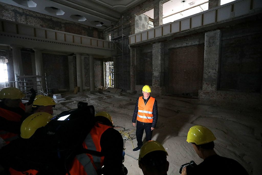 Radovi na zgradi Sabora - 27