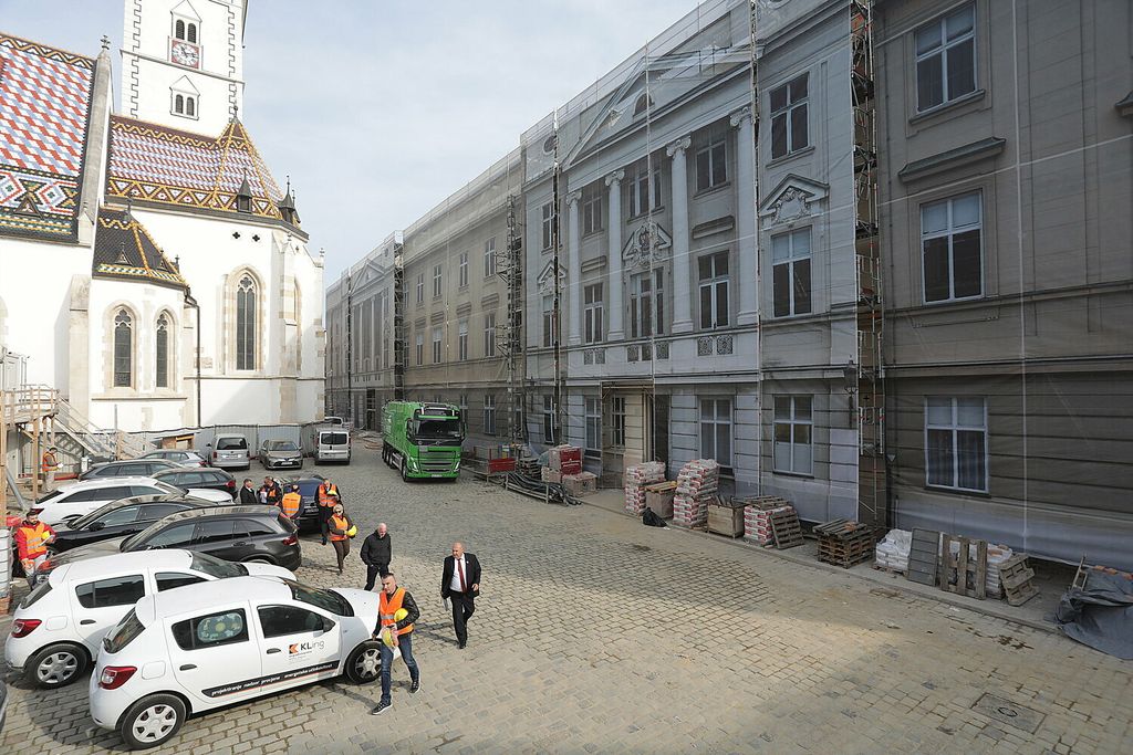 Radovi na zgradi Sabora - 27