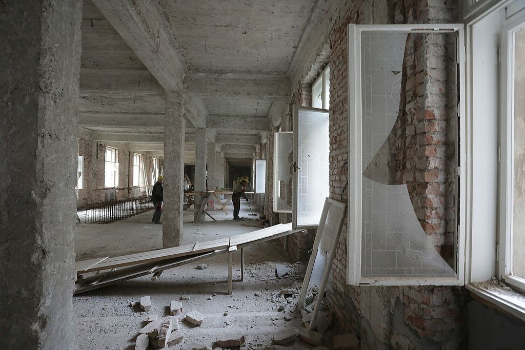 Radovi na zgradi Sabora - 27