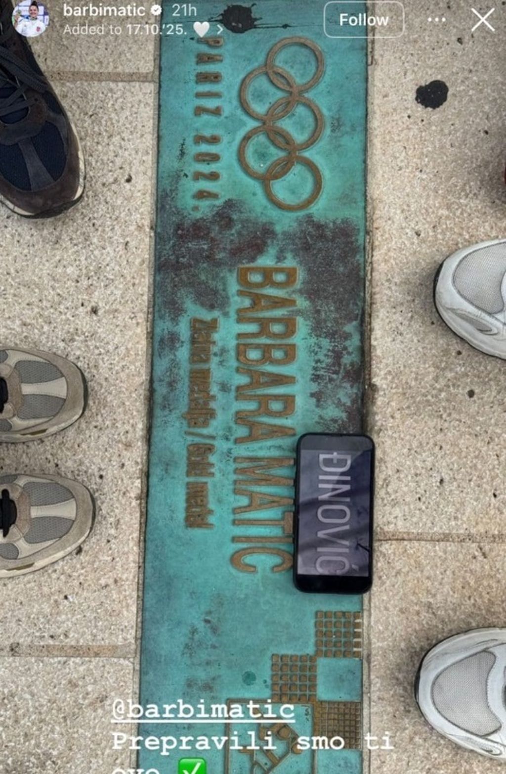 Barbara Matić na Instagramu