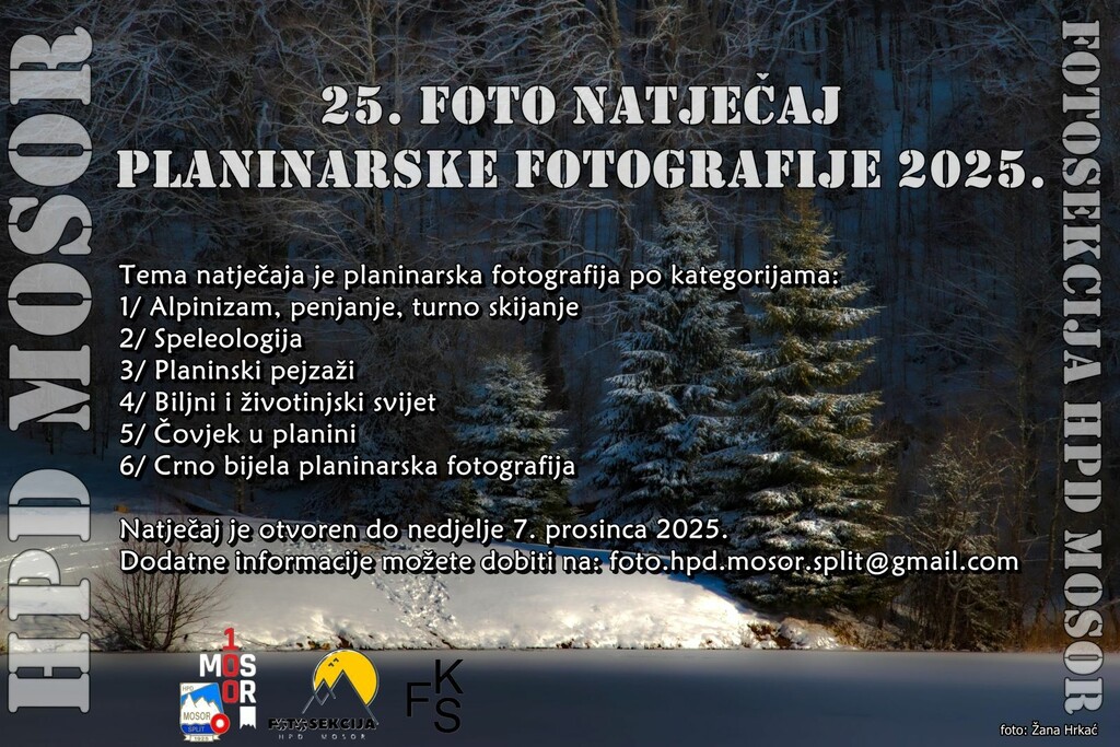 25. foto natječaj planinarske fotografije