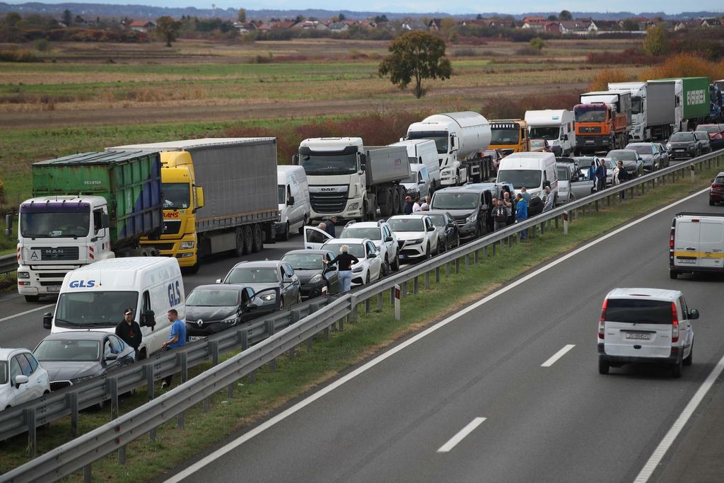 Prometna nesreća na zagrebačkoj obilaznici