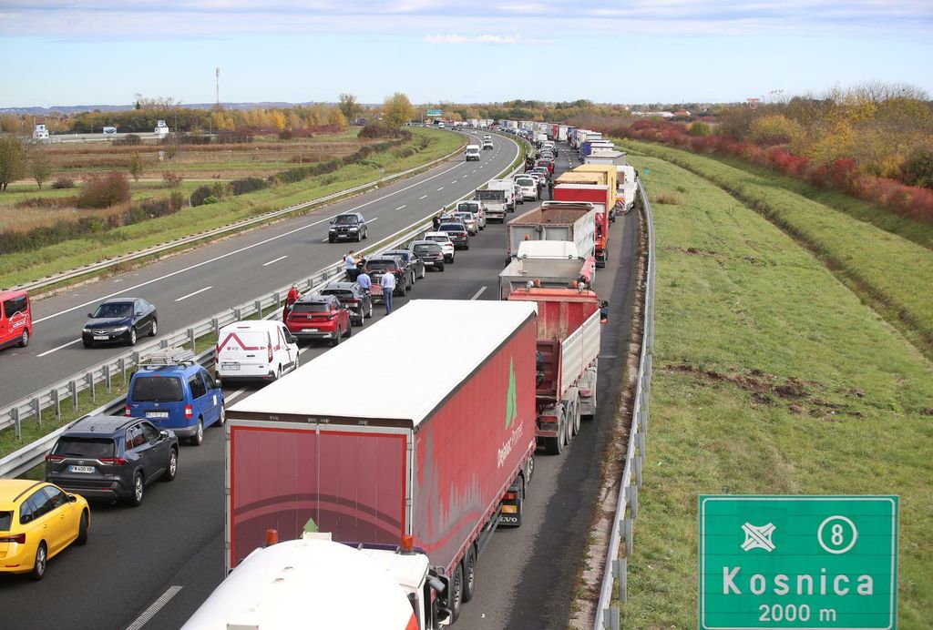 Prometna nesreća na zagrebačkoj obilaznici