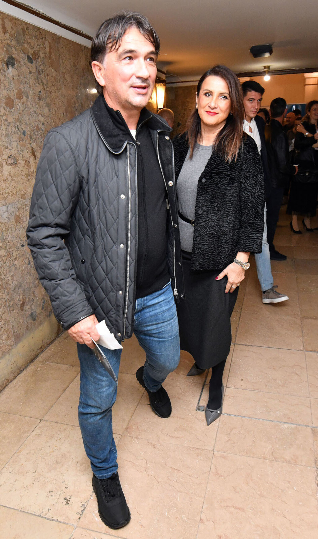 Davorka i Zlatko Dalić na premijeri predstave 'Bljesak zlatnog zuba' u varaždinskom HNK