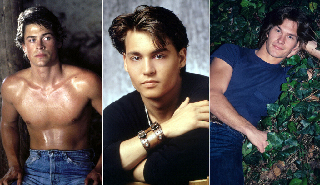 Rob Lowe, Johnny Depp i Patrick Swayze