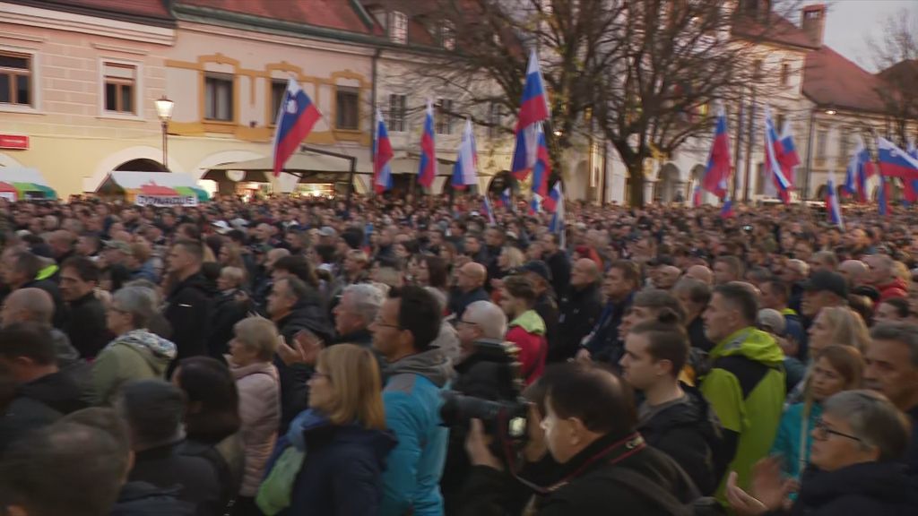 Prosvjed u Sloveniji - 1