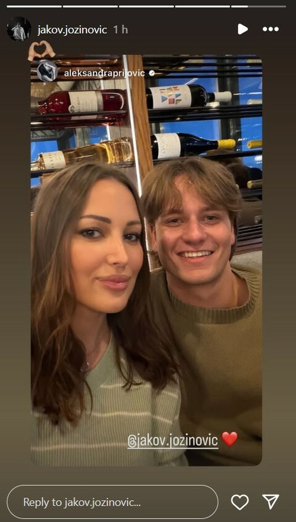 Jakov Jozinović, Aleksandra Prijović