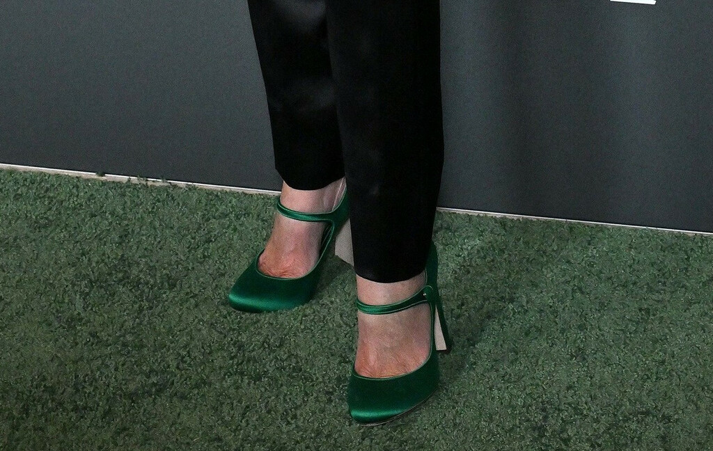 Sharon Stone u zelenim satenskim cipelama