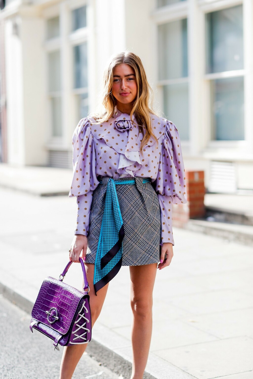 Spoj različitih uzoraka u street style izdanju s Tjedna mode - 5