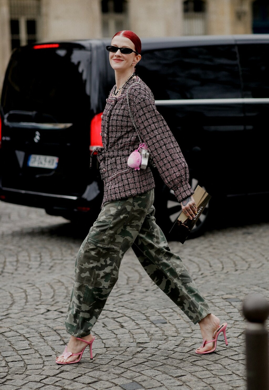 Spoj različitih uzoraka u street style izdanju s Tjedna mode - 15