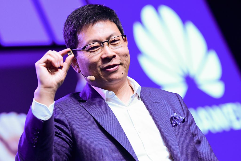 Richard Yu s Kirin 980 čipom (Foto: Messe Berlin)