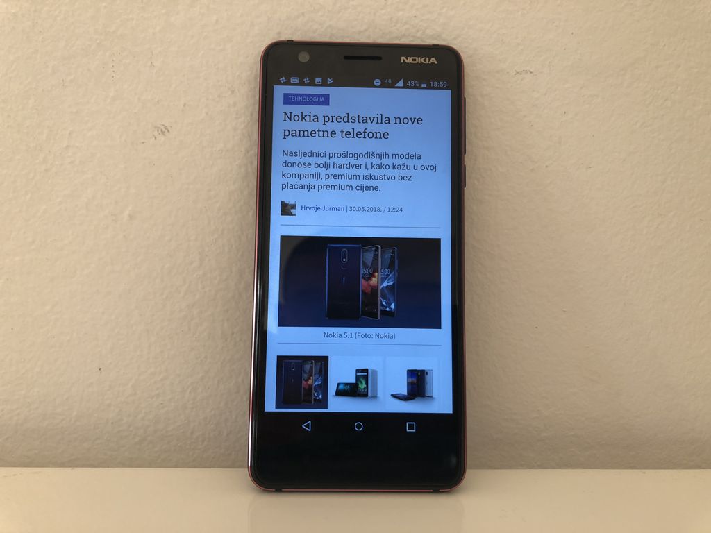 Nokia 3.1 (Foto: Hrvoje Jurman)