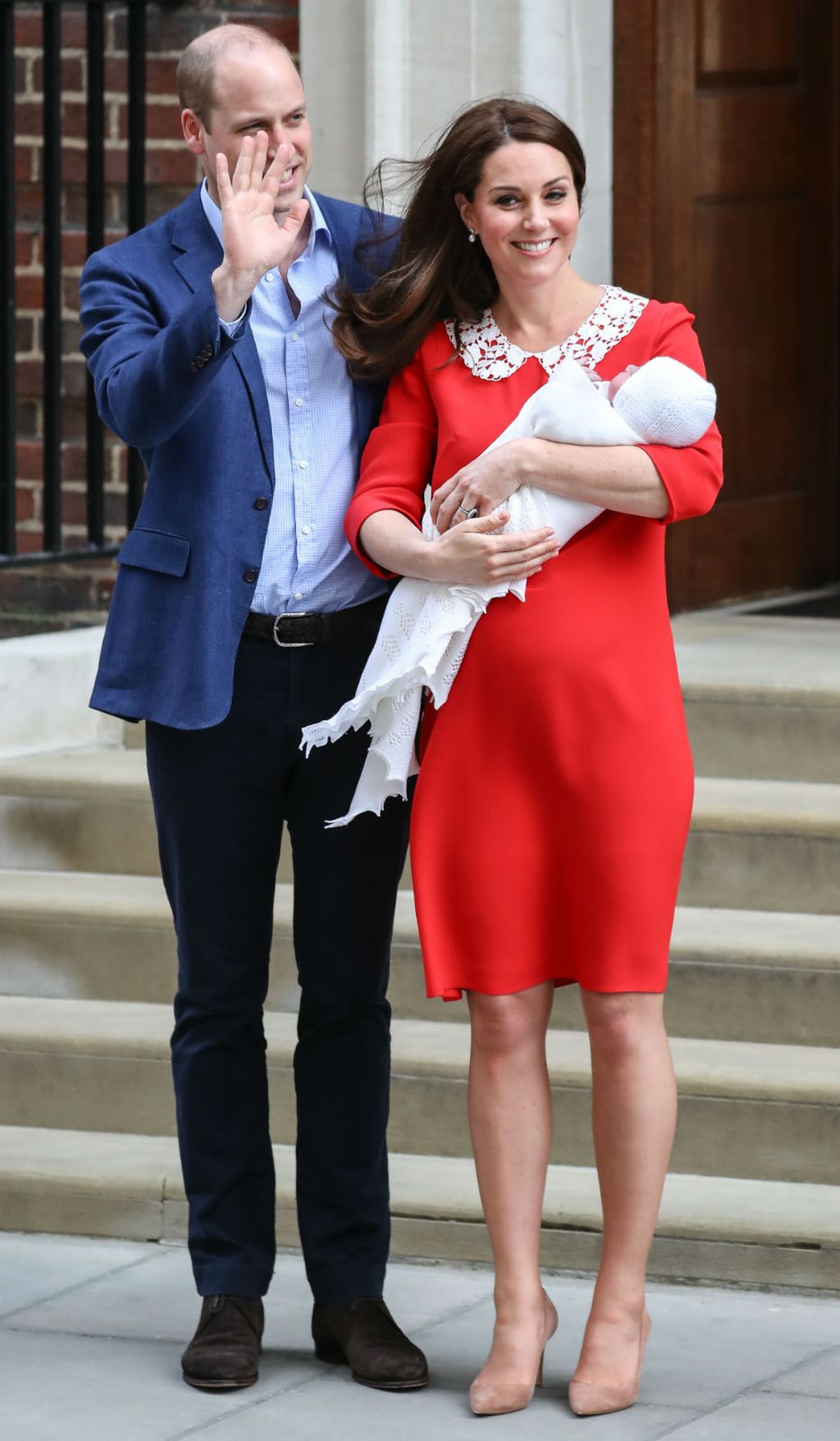 Catherine Middleton u crvenoj haljini Jenny Packham