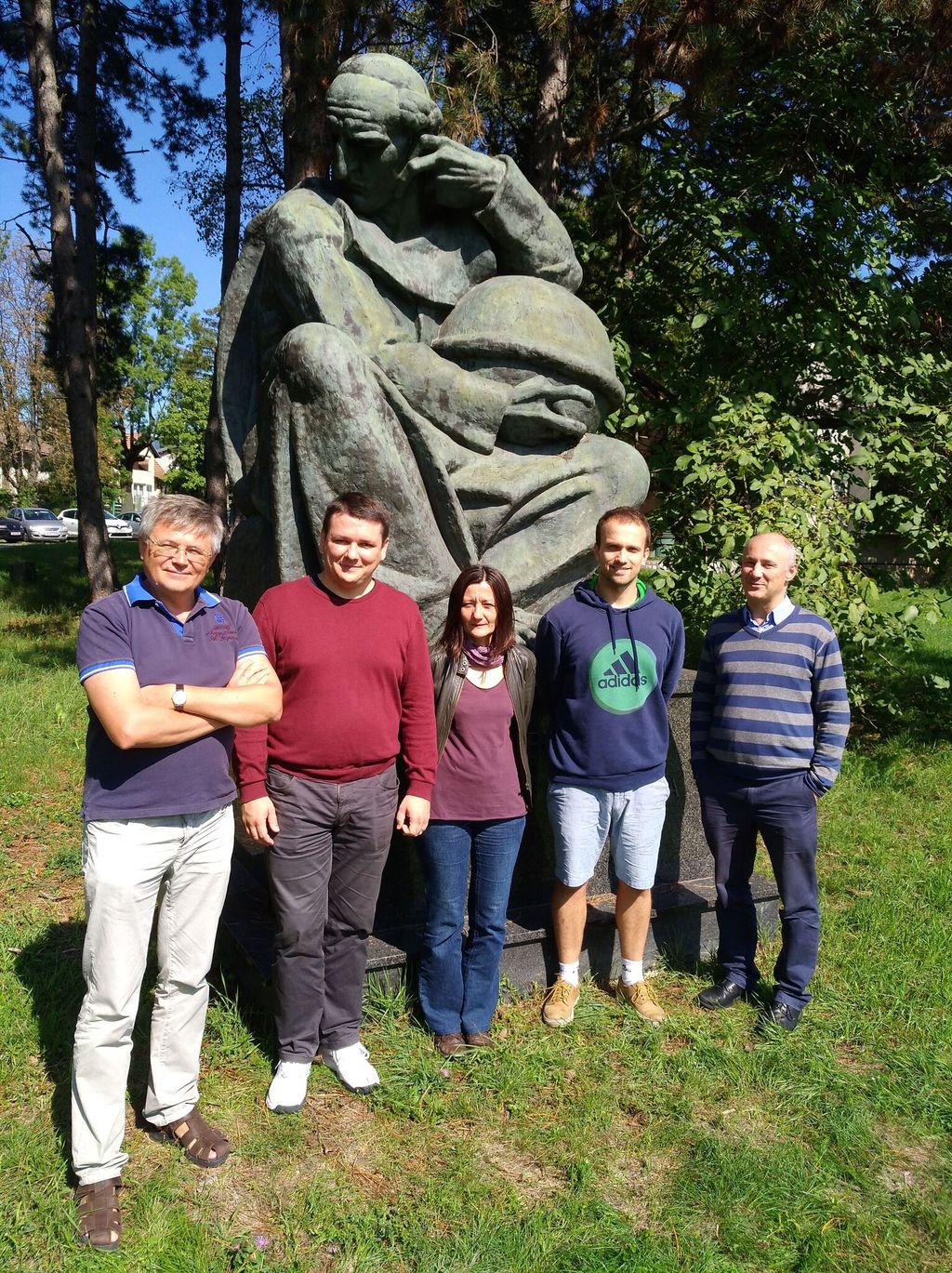 Događaj koji je kandidat za zajedničku tvorbu Higgsovog i Z bozona, te raspad Higgsovog bozona u b kvark i njegovu antičesticu. (Foto: IRB)