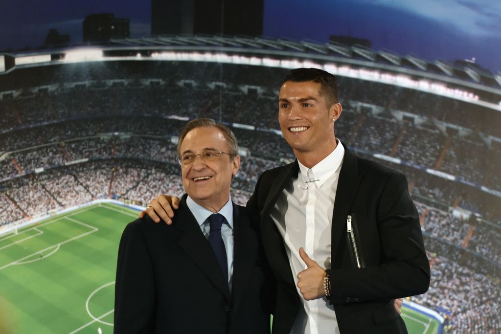 Florentino Perez i Cristiano Ronaldo (Foto: AFP)