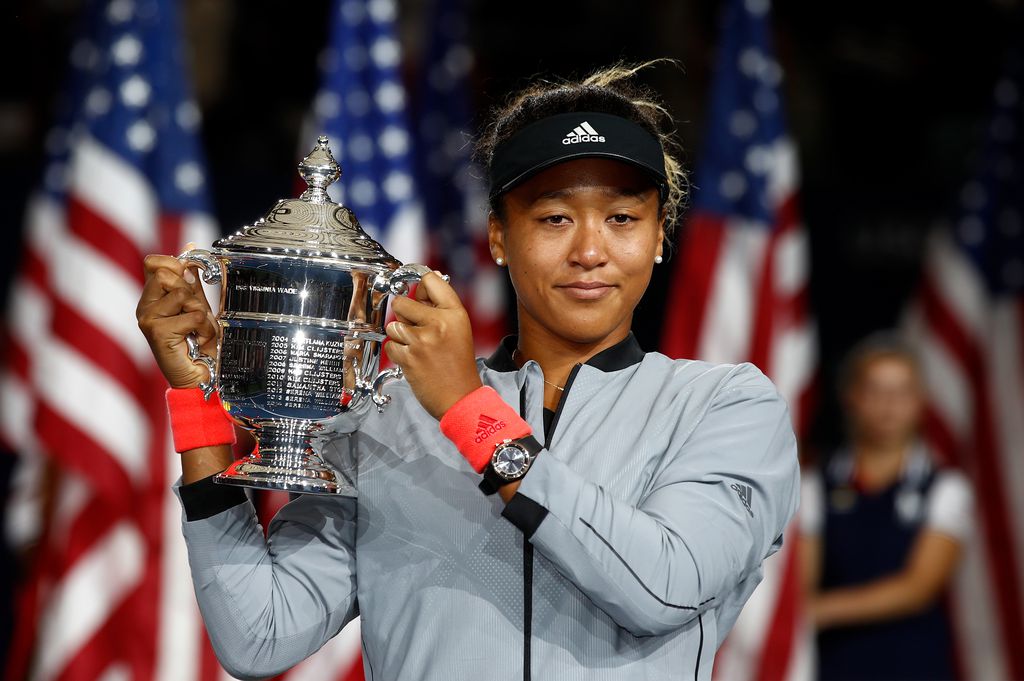 Osaka s trofejem US Opena (Foto: AFP)