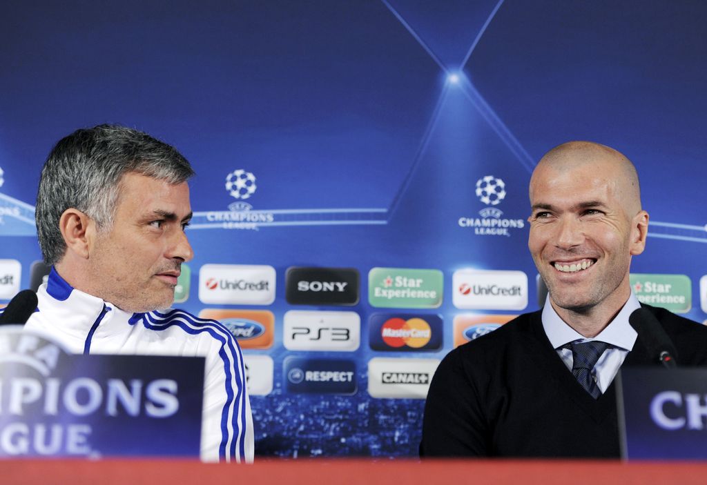 Jose Mourinho i Zinedine Zidane (Foto: AFP)